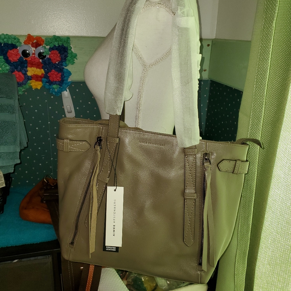 Aimee Kestenberg Olive Tote Bag